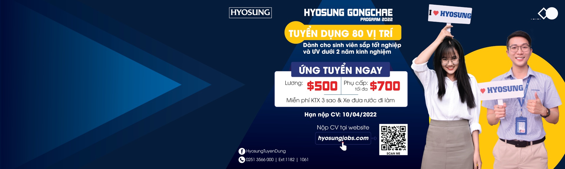 
                                                            Open jobs at HYOSUNG VIETNAM LIMITED COMPANY
                                                    